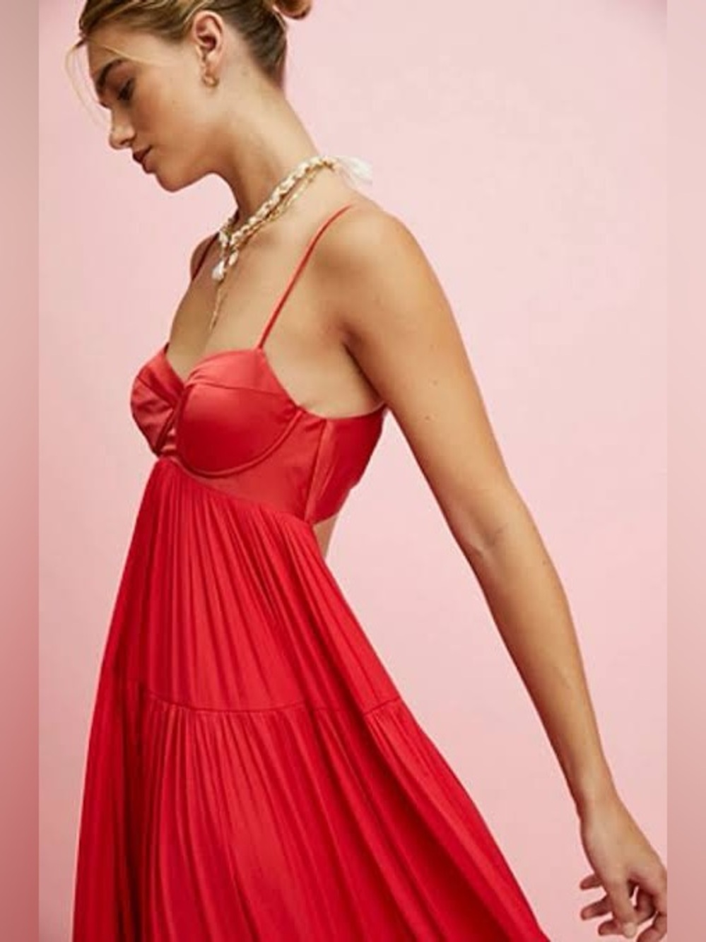 New Free People Freya Maxi Dress Size M - Picture 4 of 9